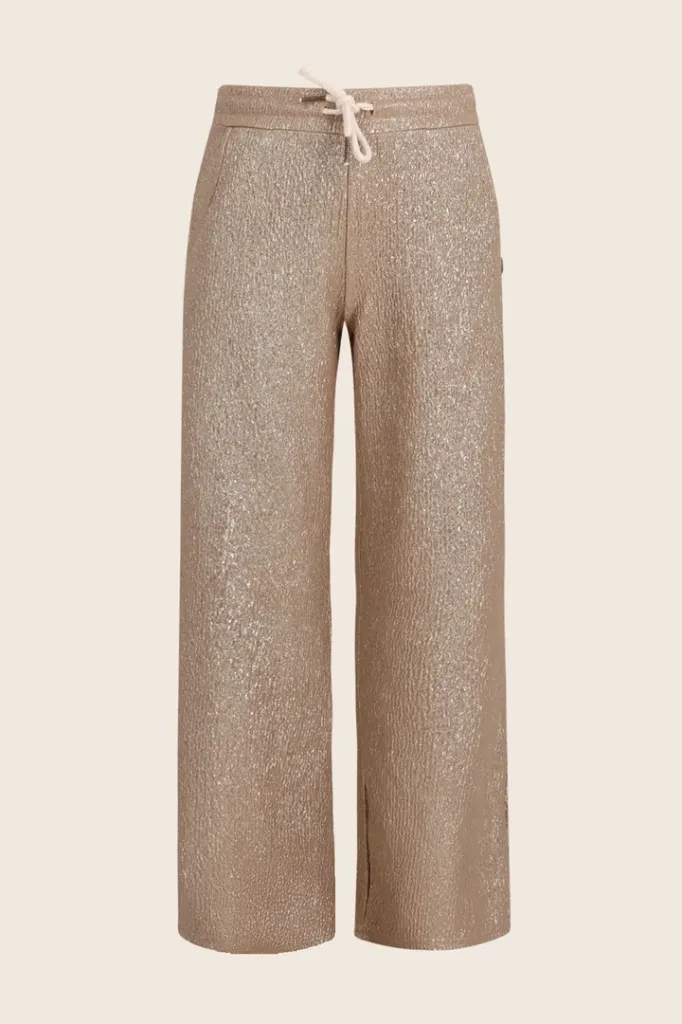 Rechte broek goudkleurig F608-5620 Like Flo (152 (12j))