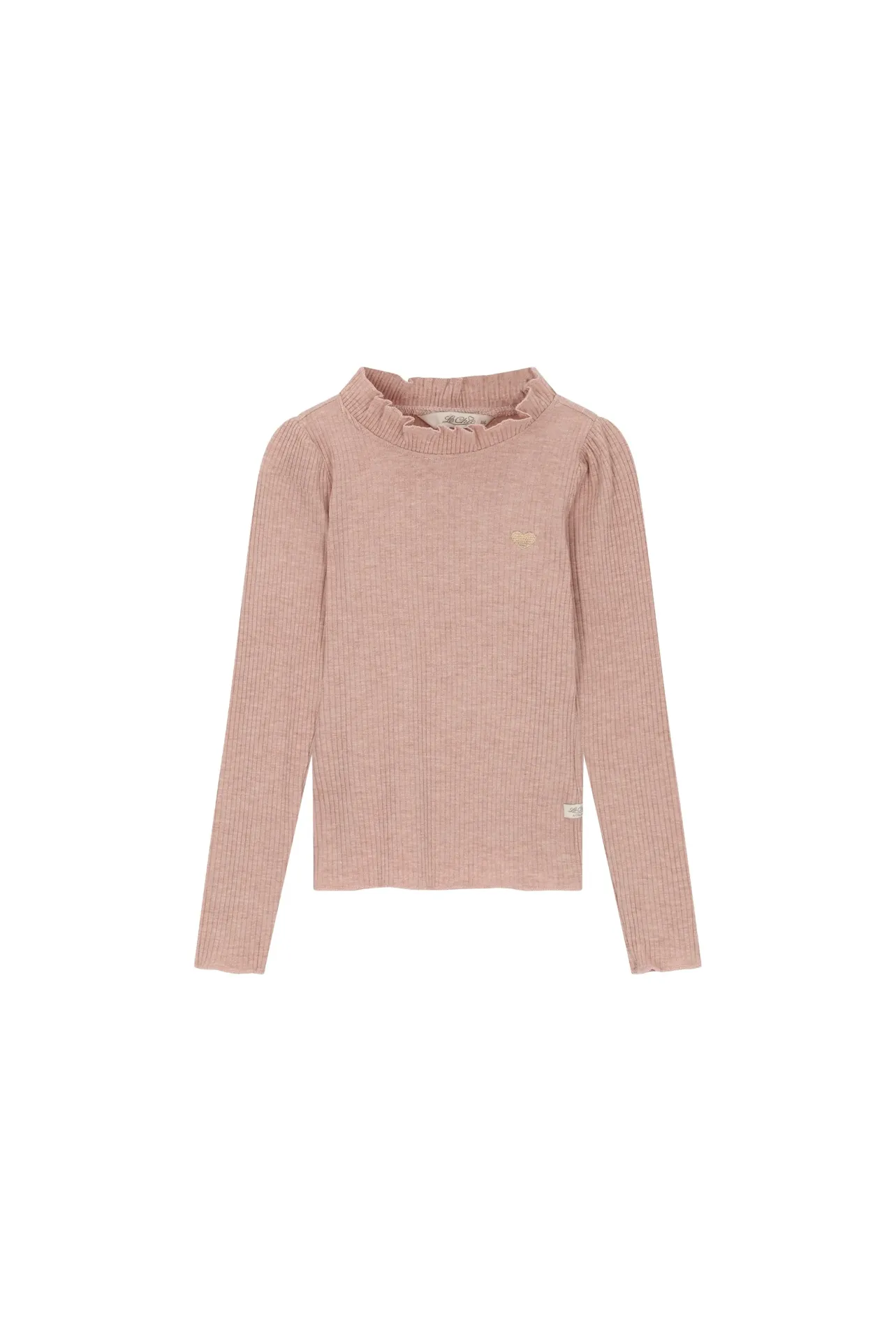 Roze t-shirt met lange mouwen C608-5460 Le Chic (122/128j)