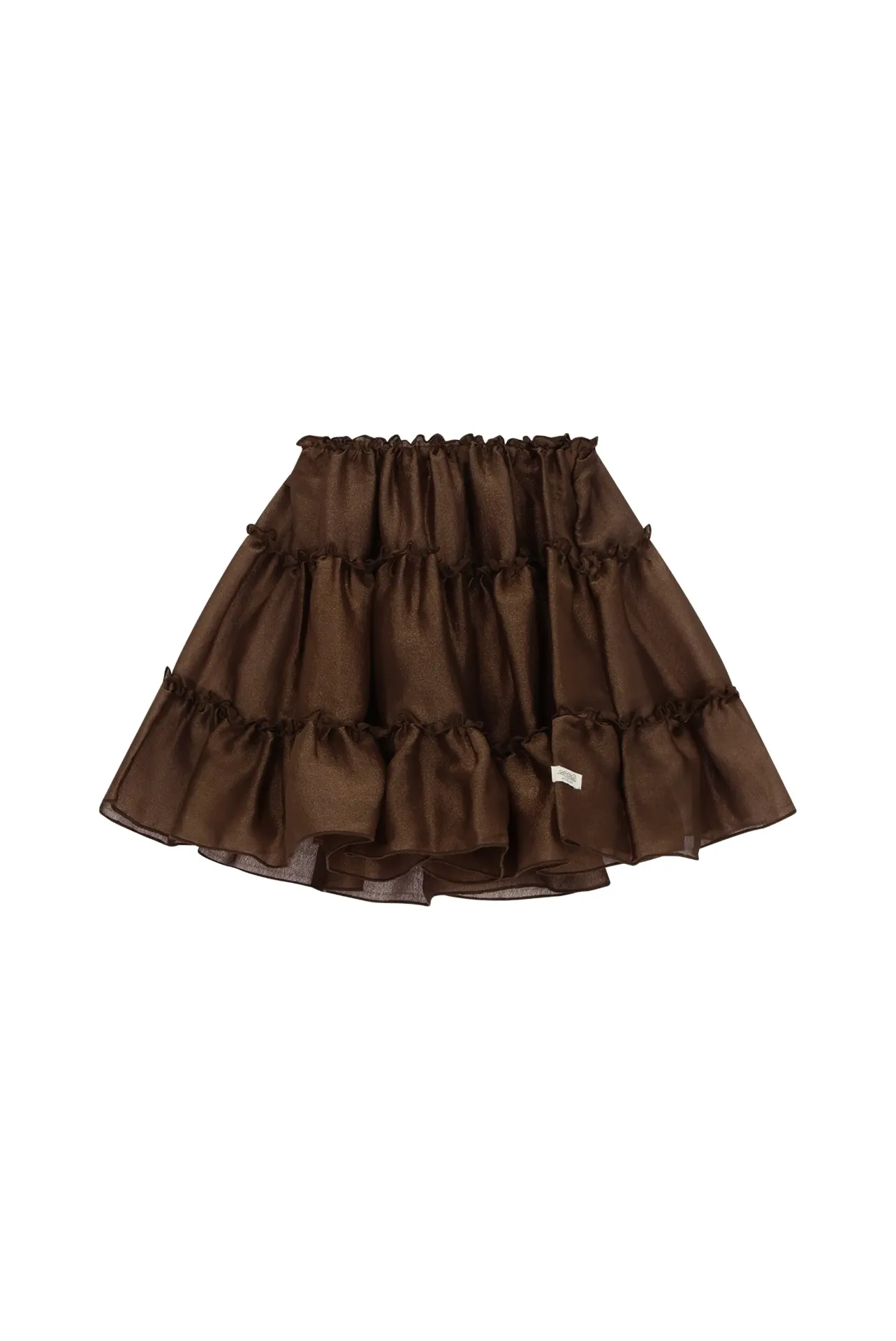 Tulle rok bruin C608-5750 (122/128j)