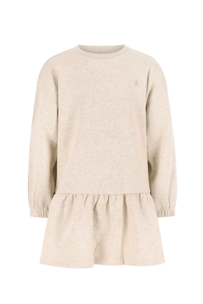 Sweater jurk Beige F608-5805 Like Flo