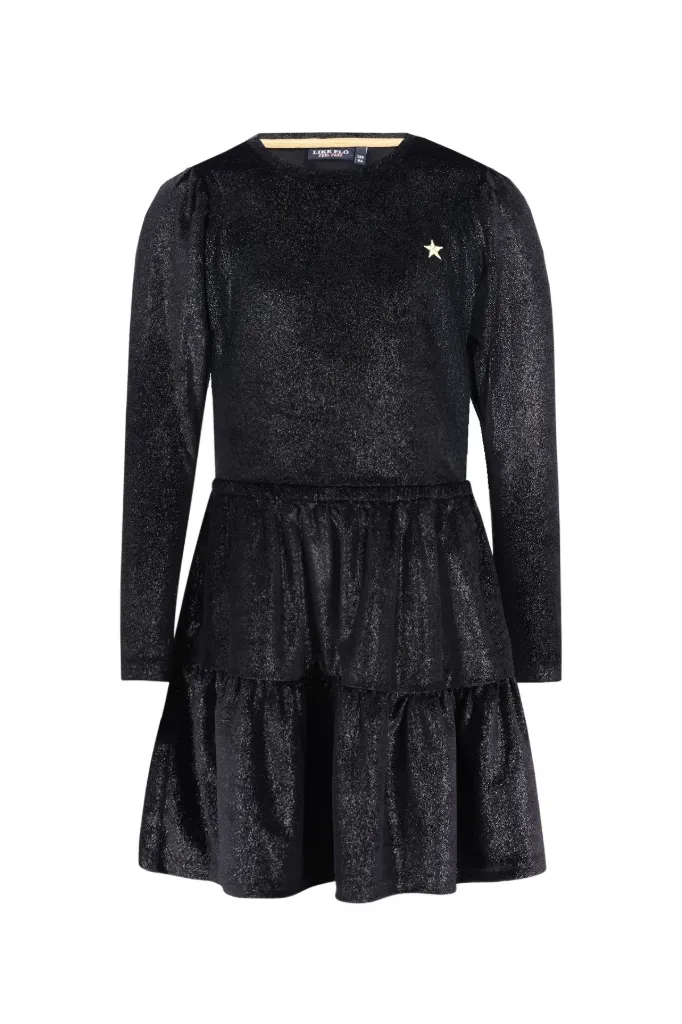 Jurk zwart F609-5811 Like Flo
