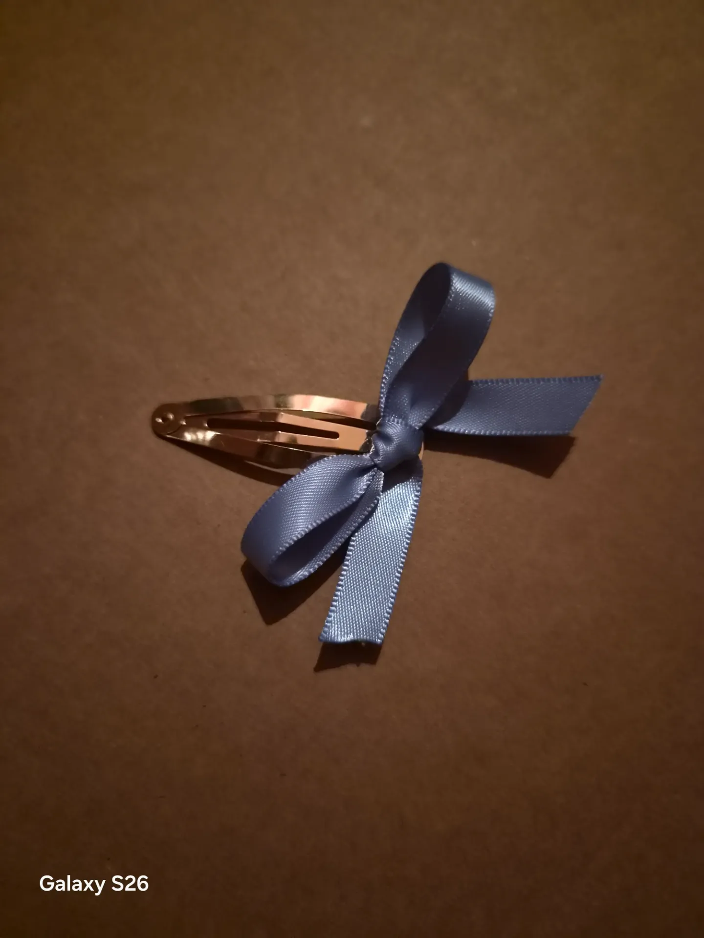 Kleine blauwe strik